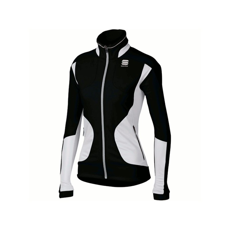 Oppvarming jakke Sportful APEX Evo Lady WS svart-hvit Oppvarming jakke Sportful APEX Evo Lady WS svart-hvit